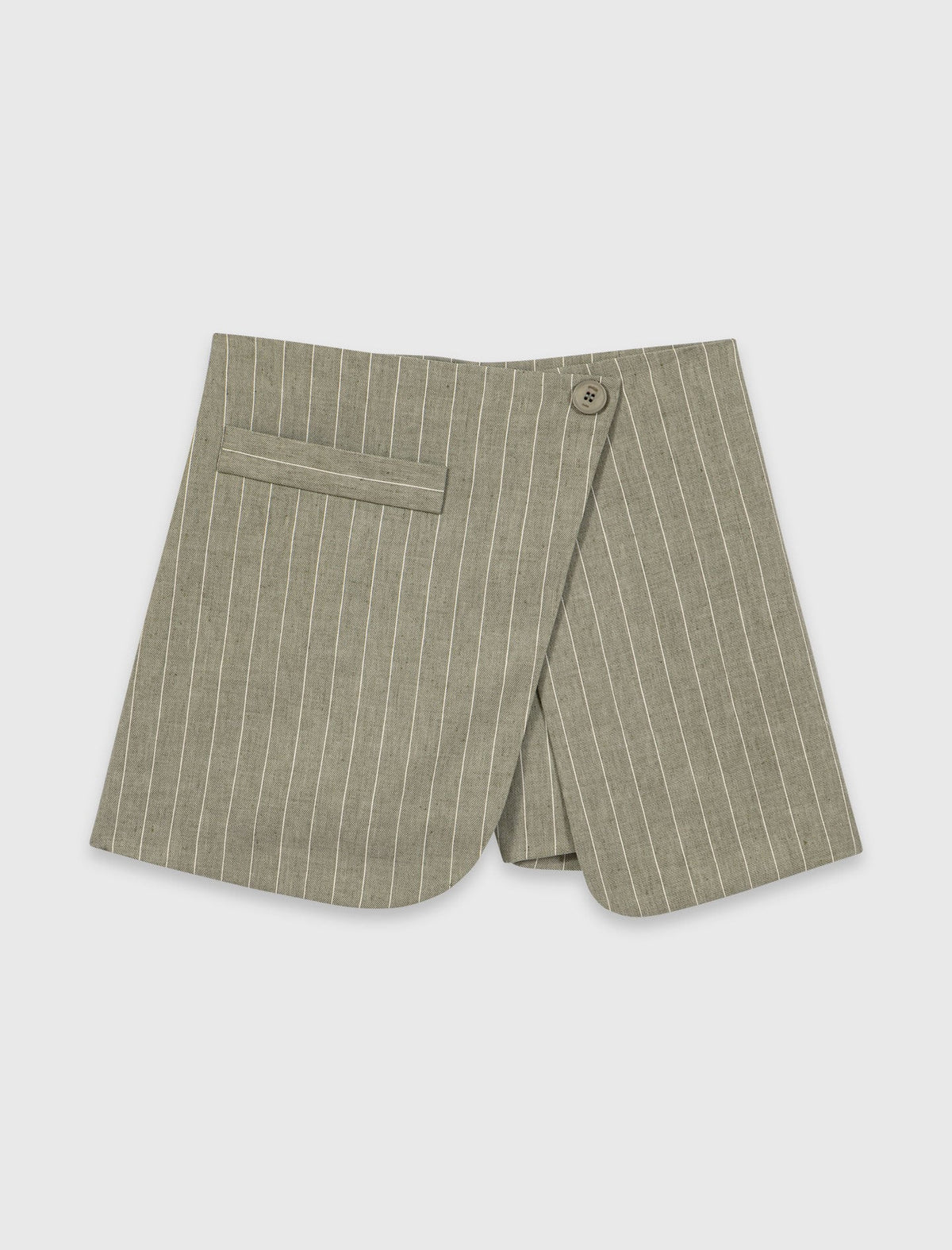Layered linen blend shorts | Maje