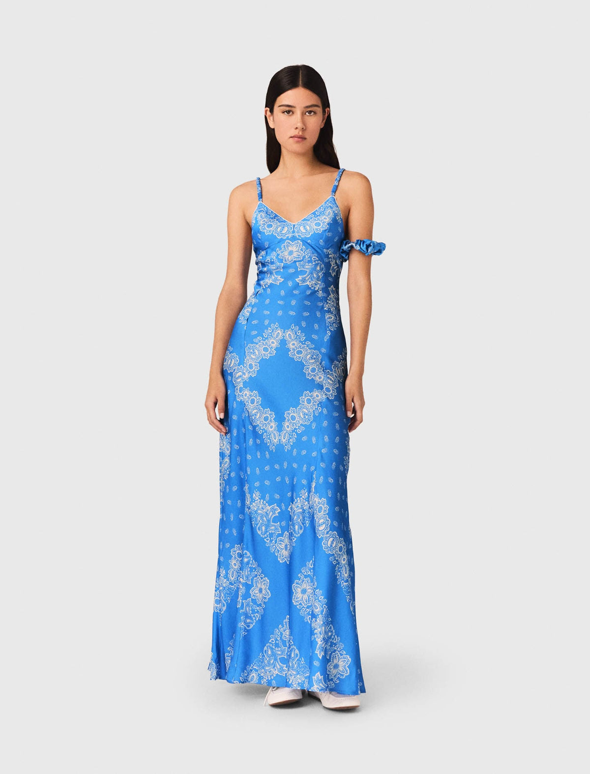 Patterned Maxi Dress | Maje