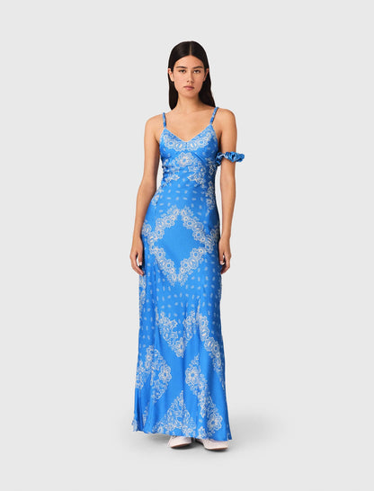 Patterned Maxi Dress | Maje