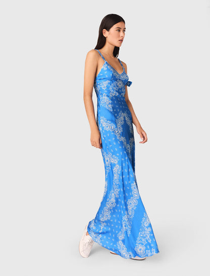 Patterned Maxi Dress | Maje