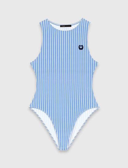 Striped bodysuit | Maje