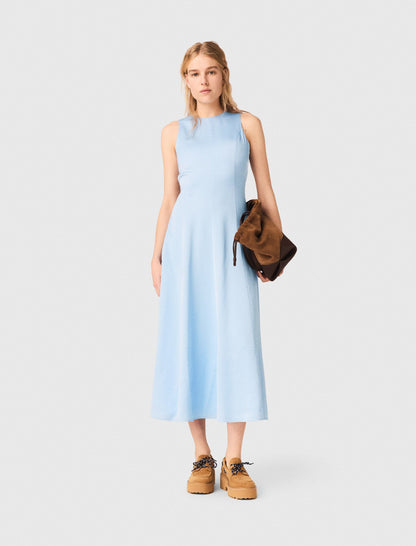 Open-back maxi dress | Maje