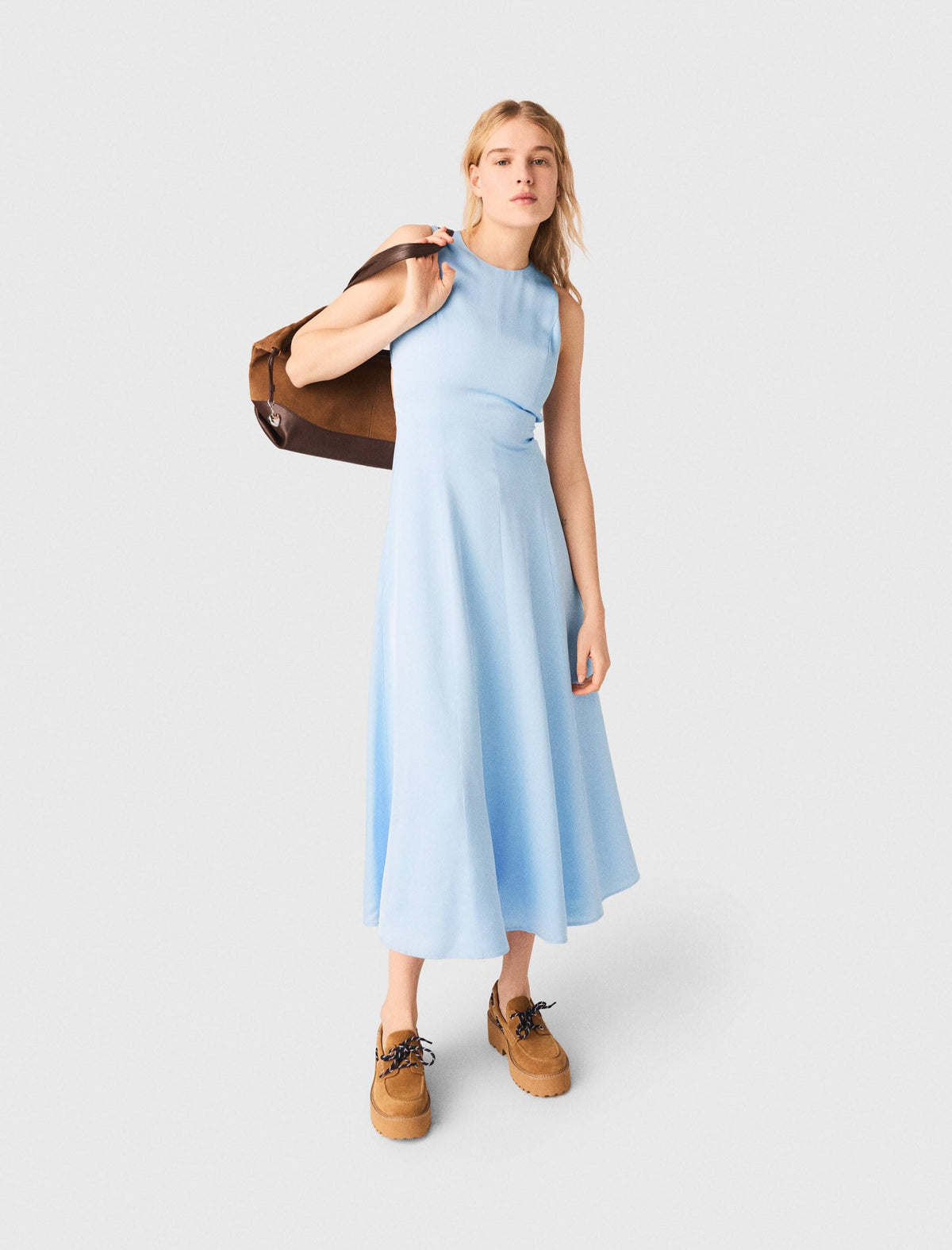 Open-back maxi dress | Maje