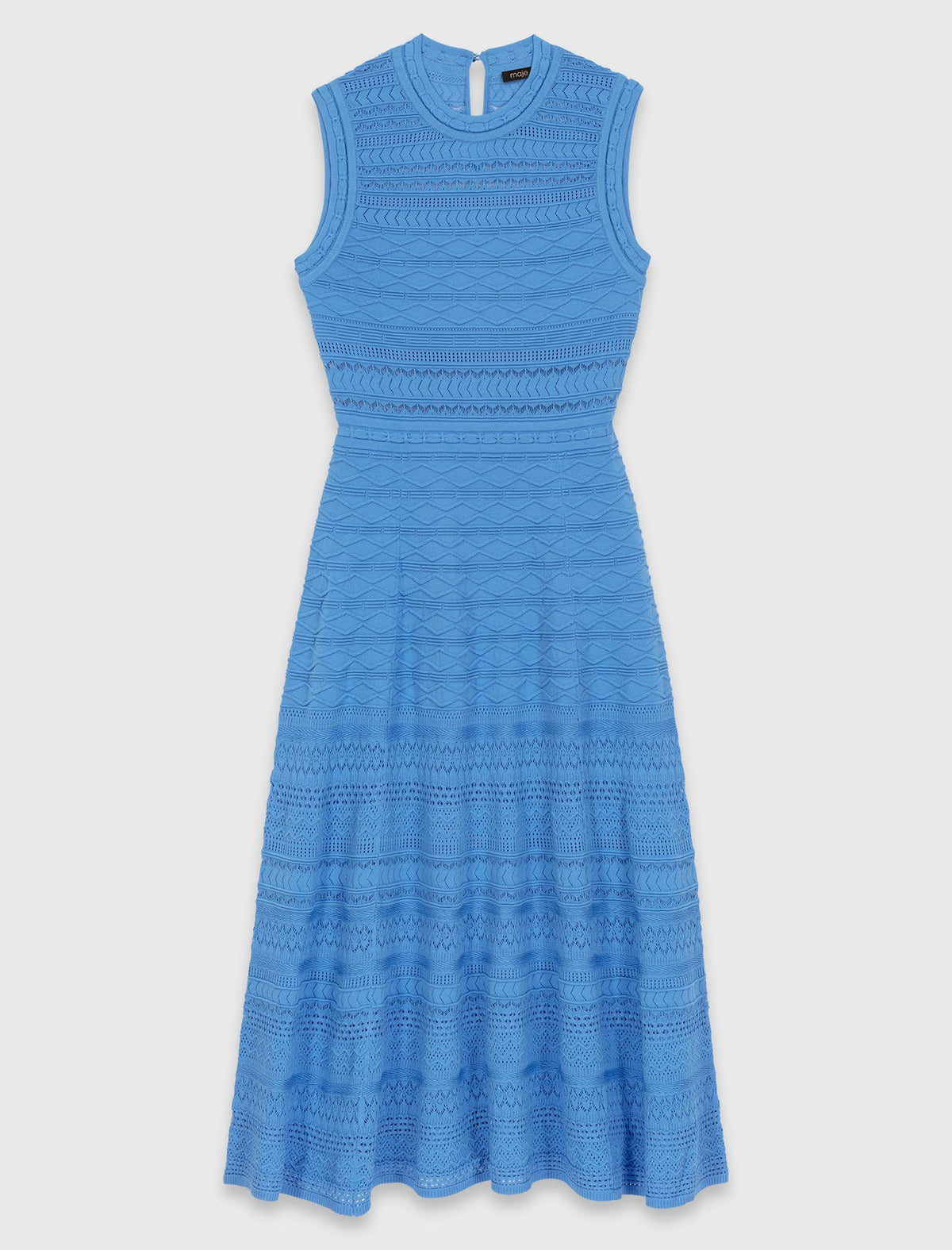 Pointelle knit maxi dress | Maje