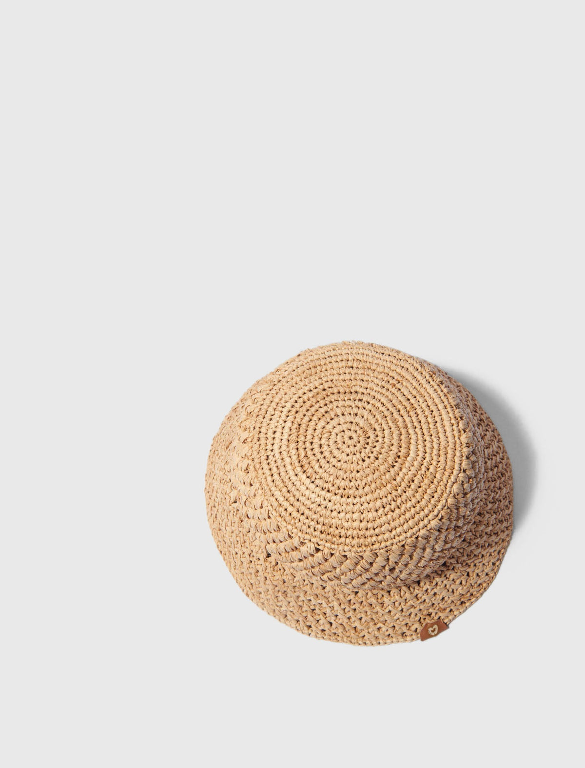 Crochet raffia bucket hat | Maje
