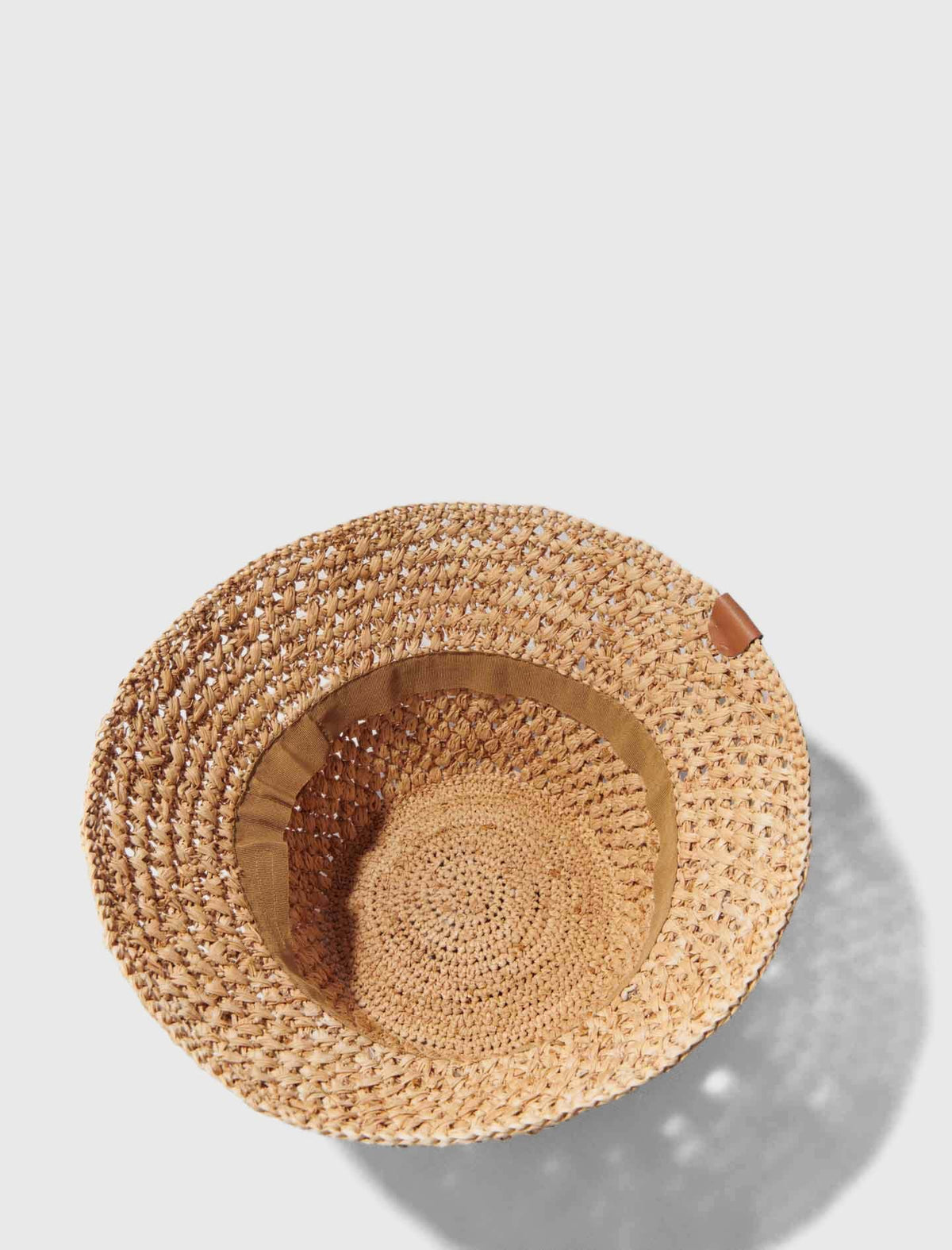 Crochet raffia bucket hat | Maje