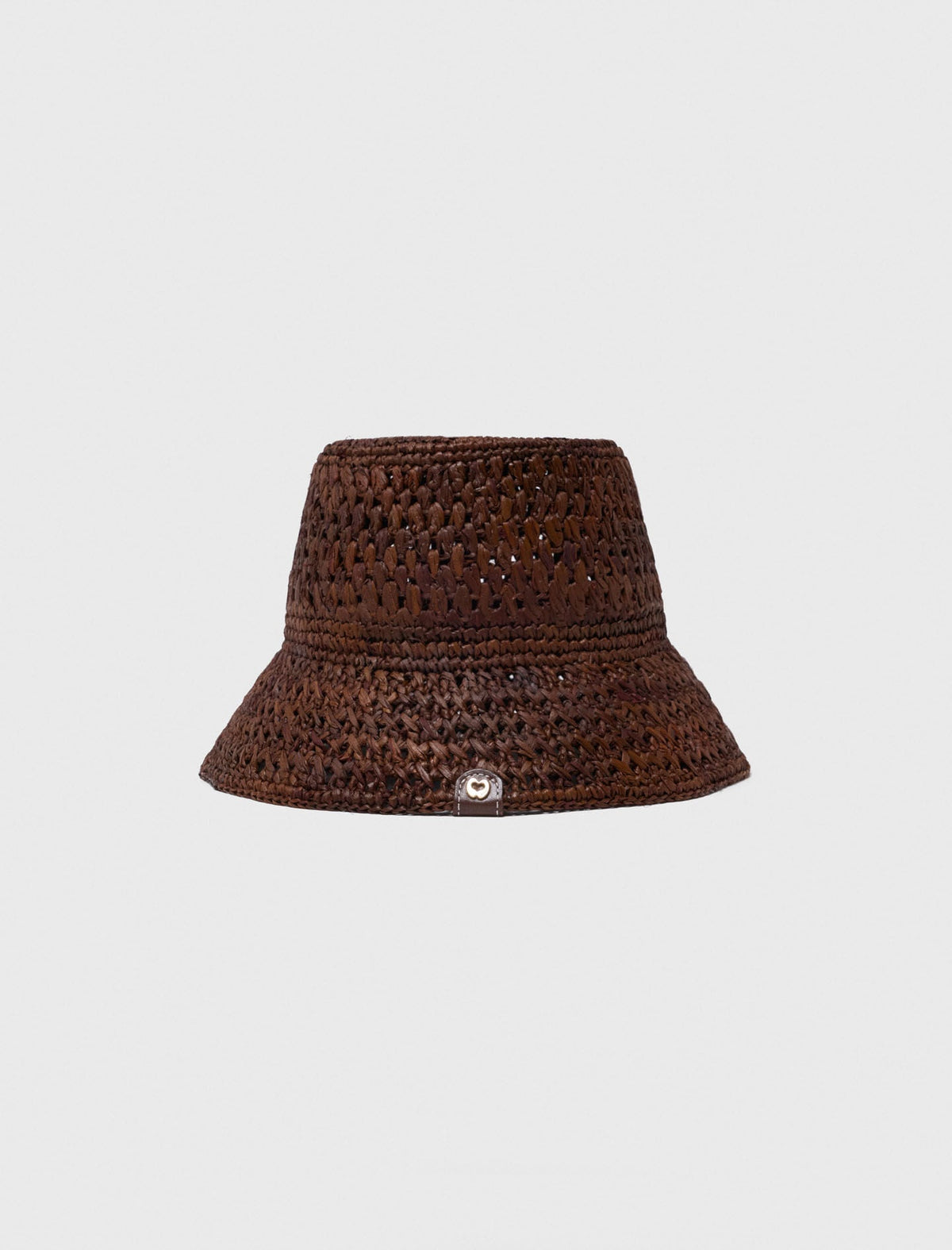 Colourful natural raffia bucket hat | Maje