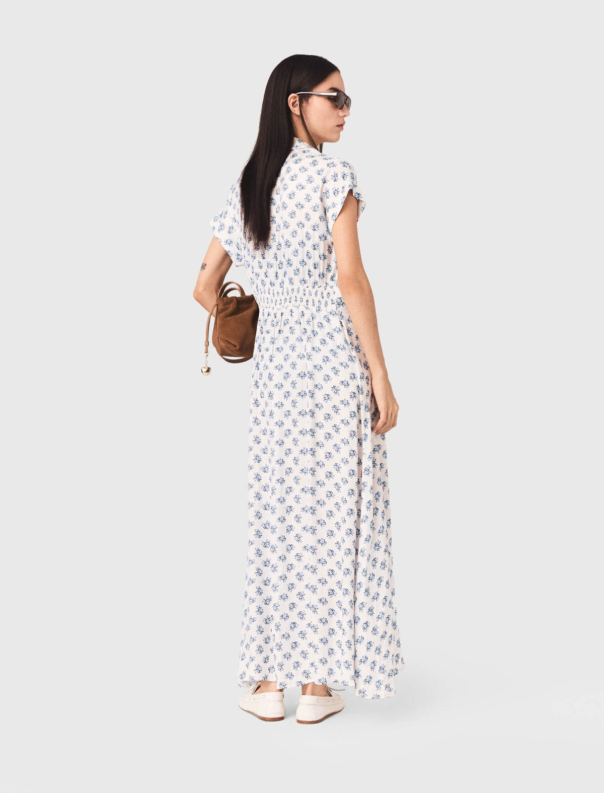 Jacquard print maxi dress | Maje