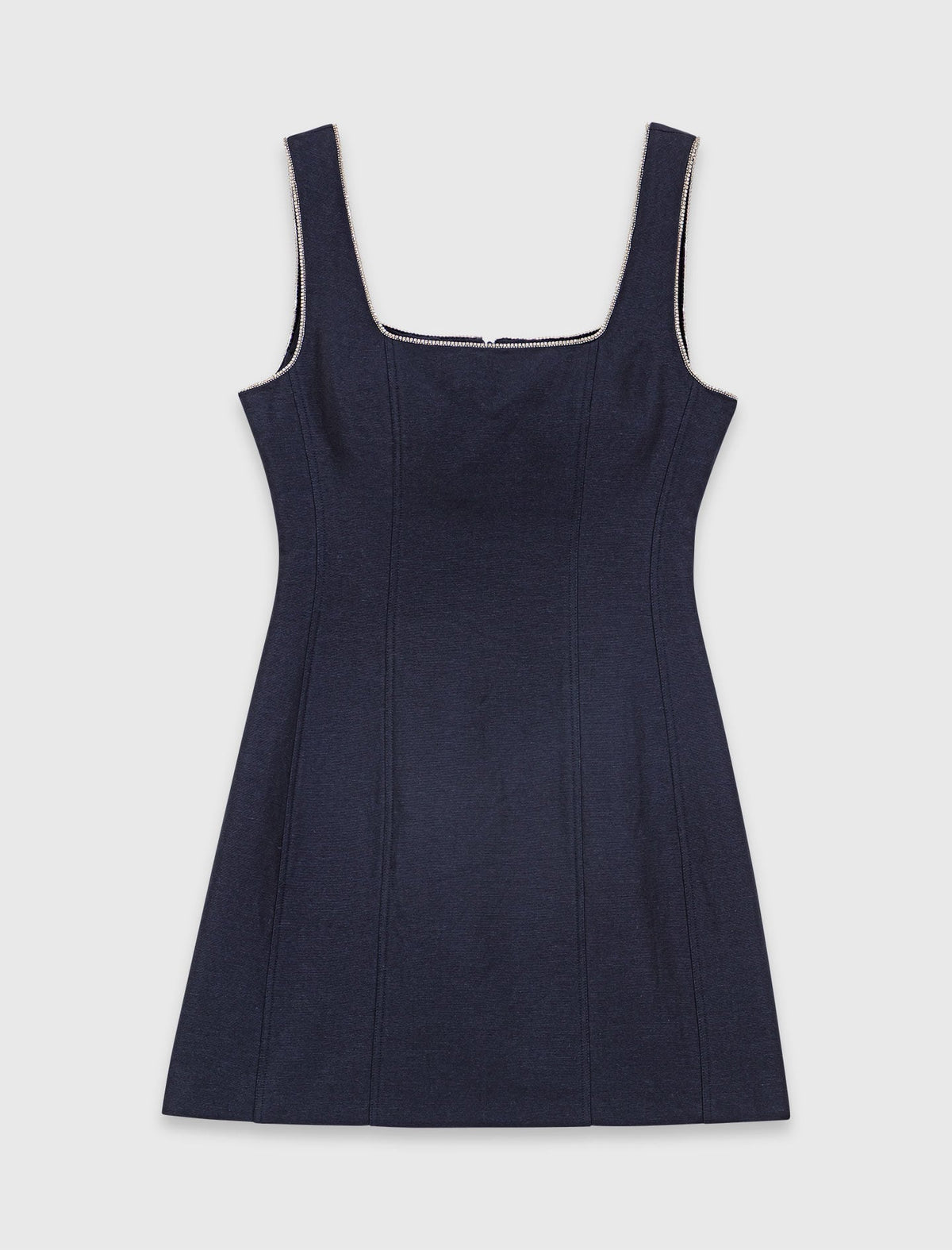 Short linen-blend dress | Maje