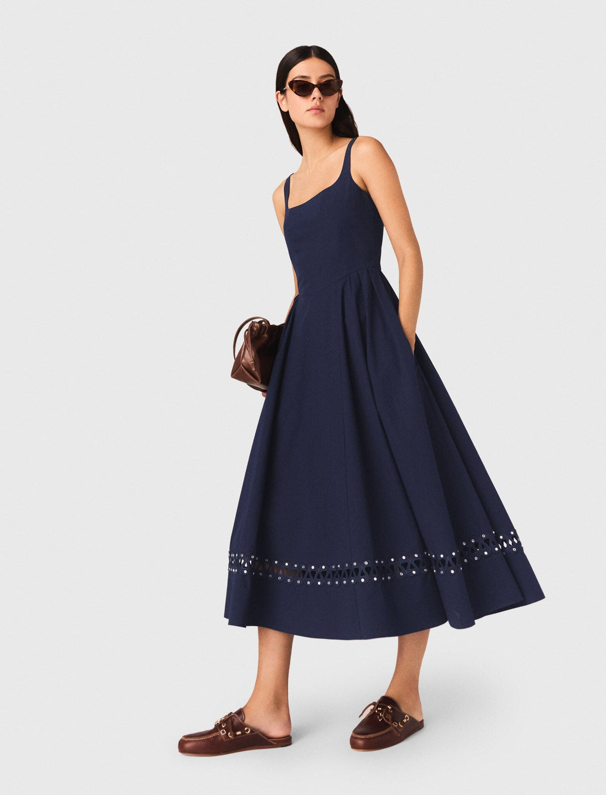 Flared midi dress | Maje
