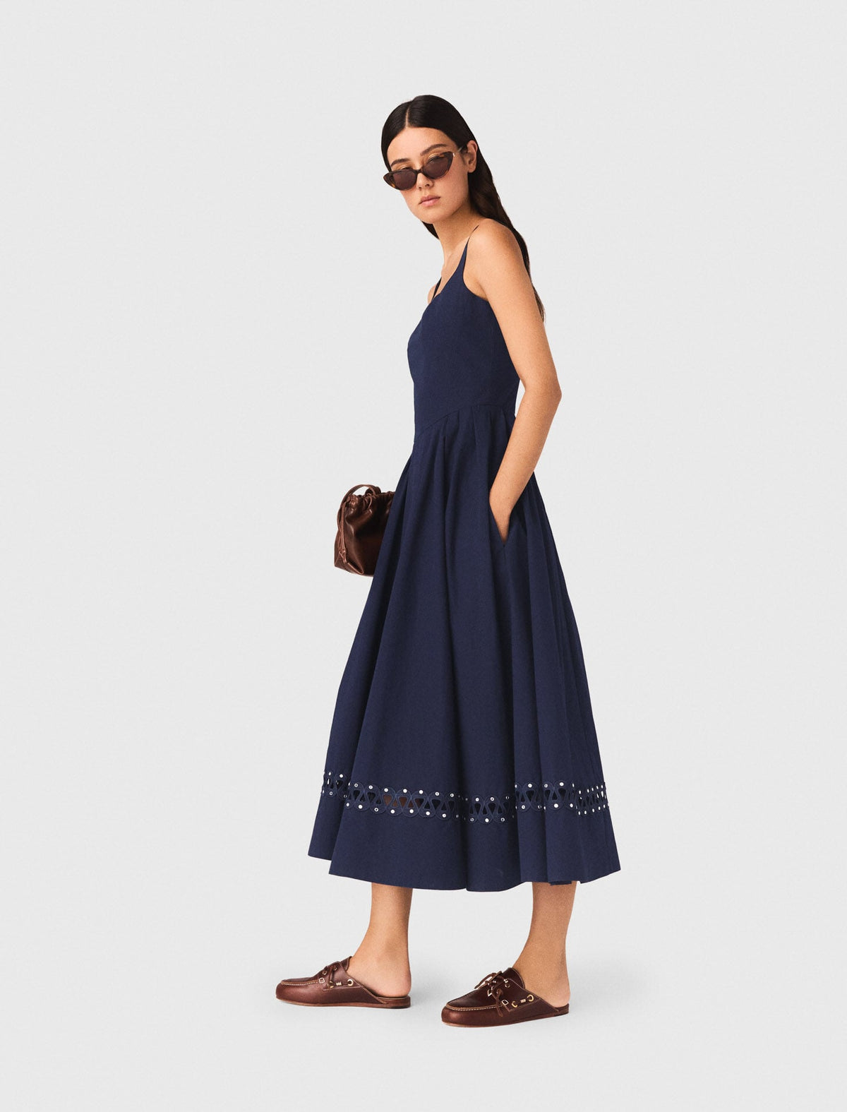 Flared midi dress | Maje
