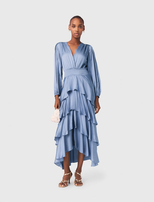 Ruffled maxi dress | Maje