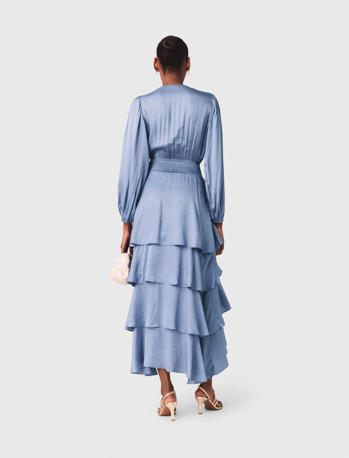 Ruffled maxi dress | Maje