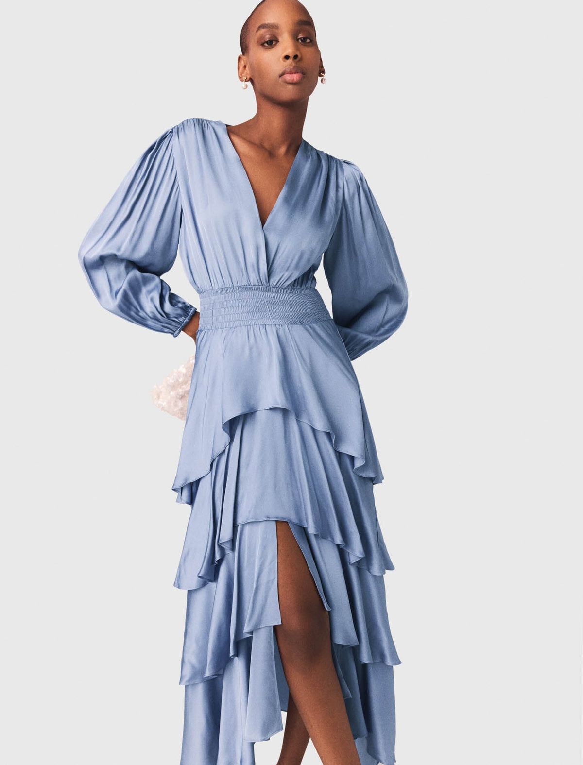 Ruffled maxi dress | Maje