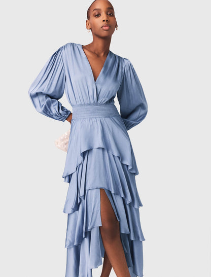 Ruffled maxi dress | Maje