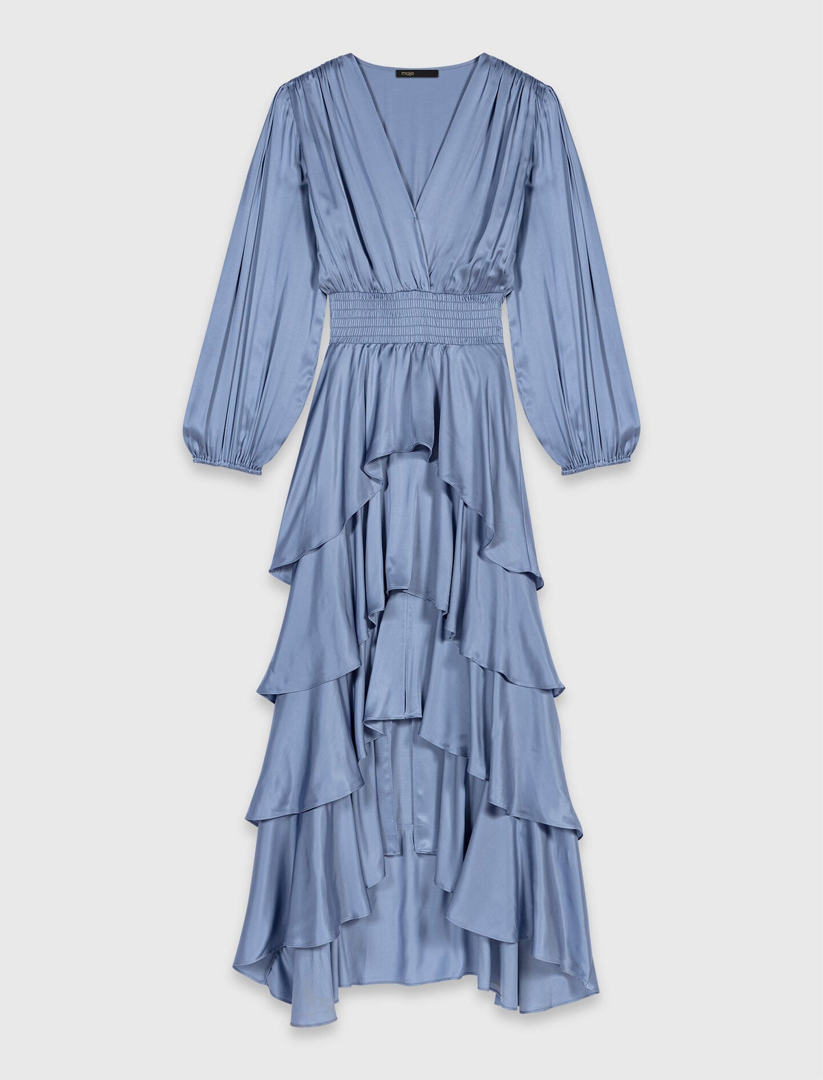 Ruffled maxi dress | Maje