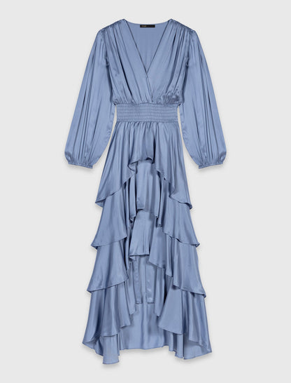 Ruffled maxi dress | Maje