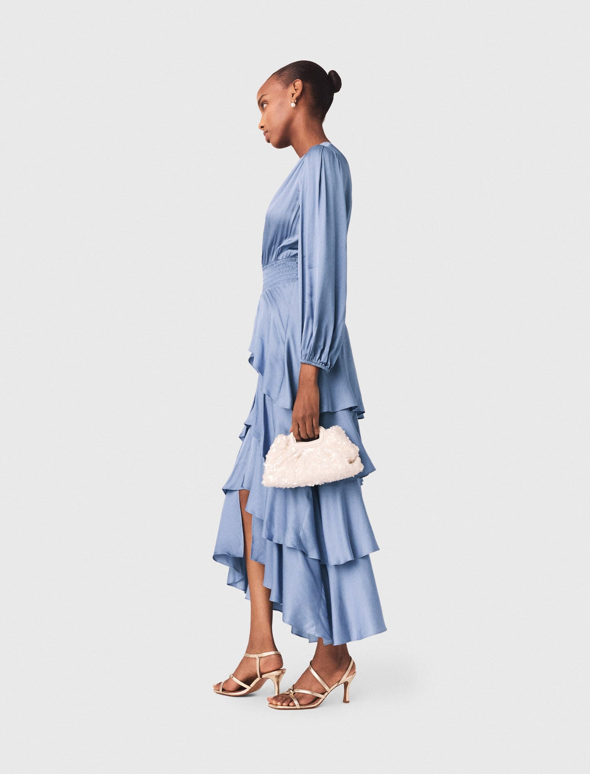 Ruffled maxi dress | Maje