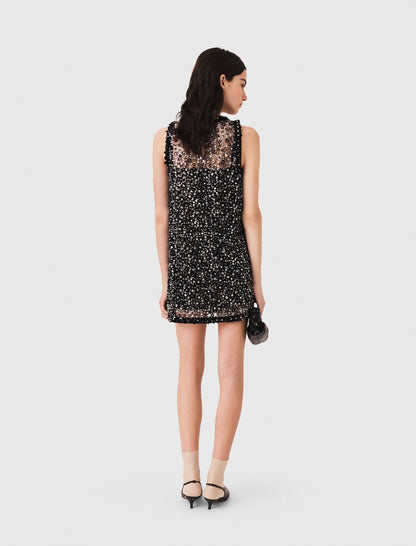 Floral sequin dress | Maje