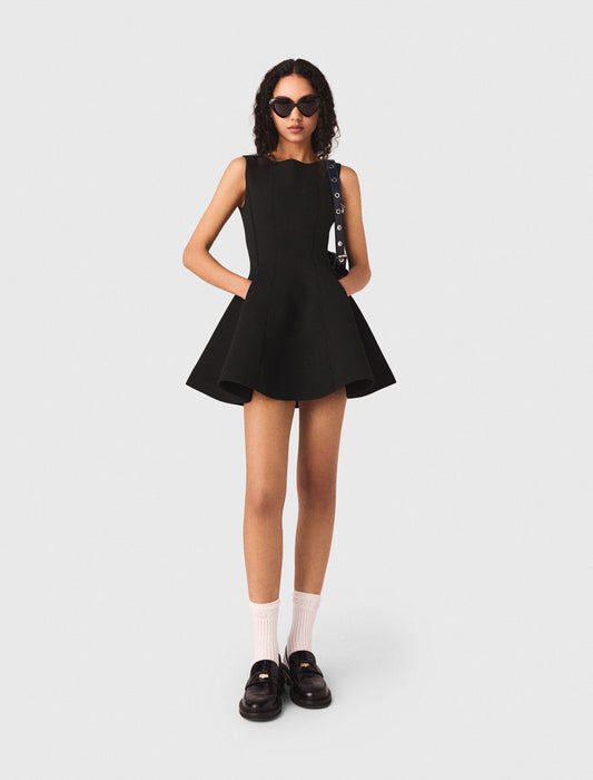Skater dress with jewelled bows | Maje