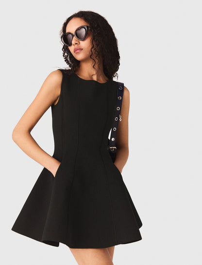 Skater dress with jewelled bows | Maje