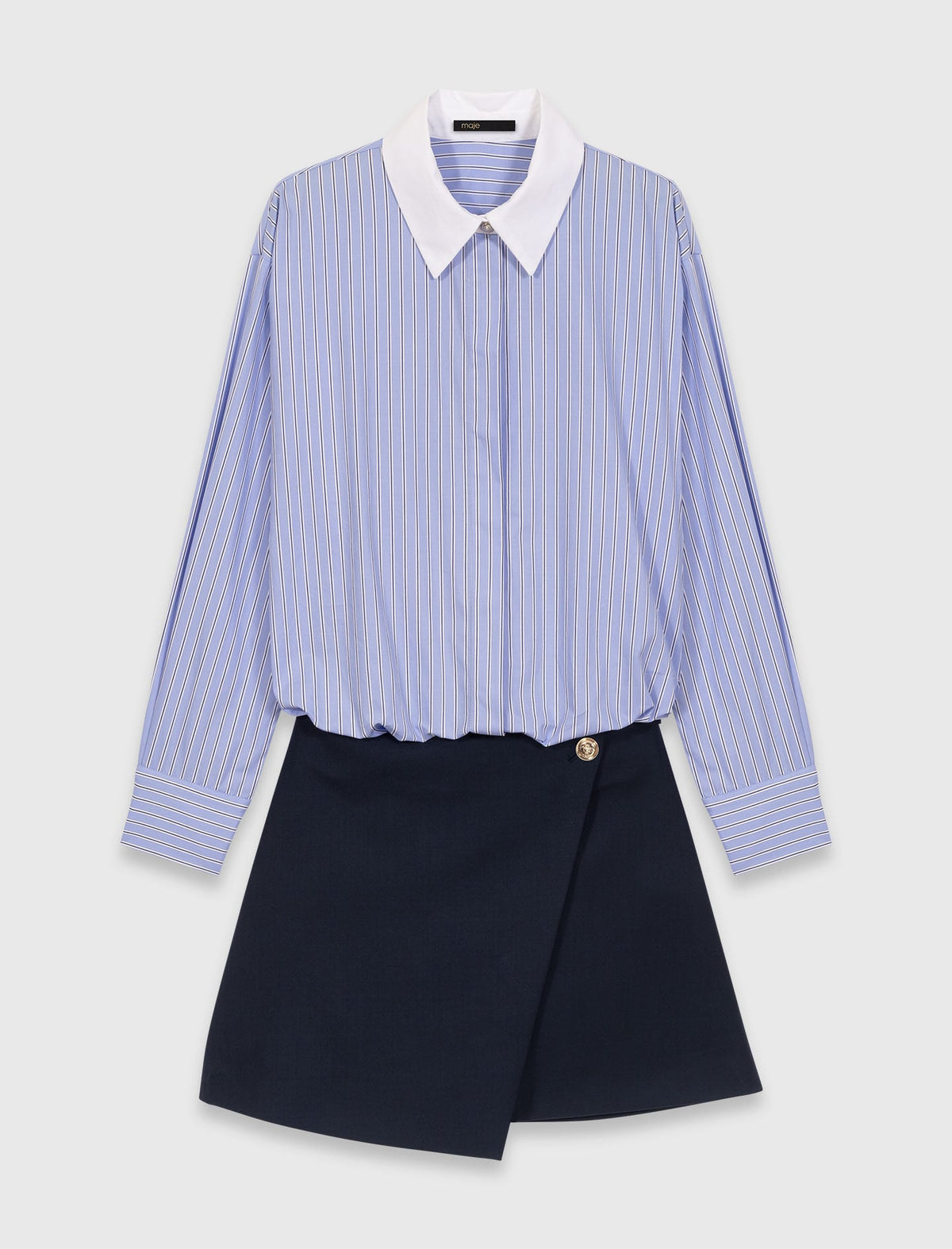 2-in-1 shirt dress | Maje