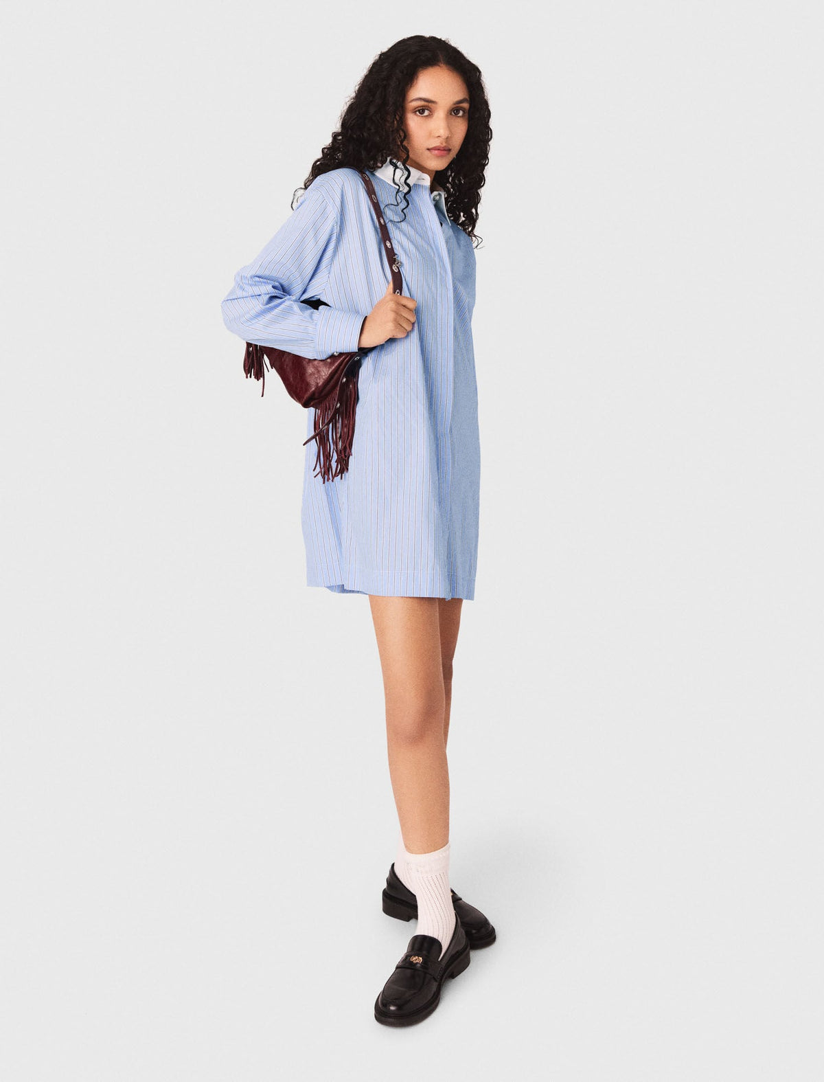 2-in-1 shirt dress | Maje