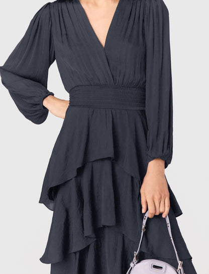 Ruffled maxi dress | Maje