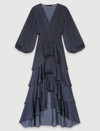 Ruffled maxi dress | Maje