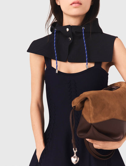 Mini knitted babydoll dress | Maje