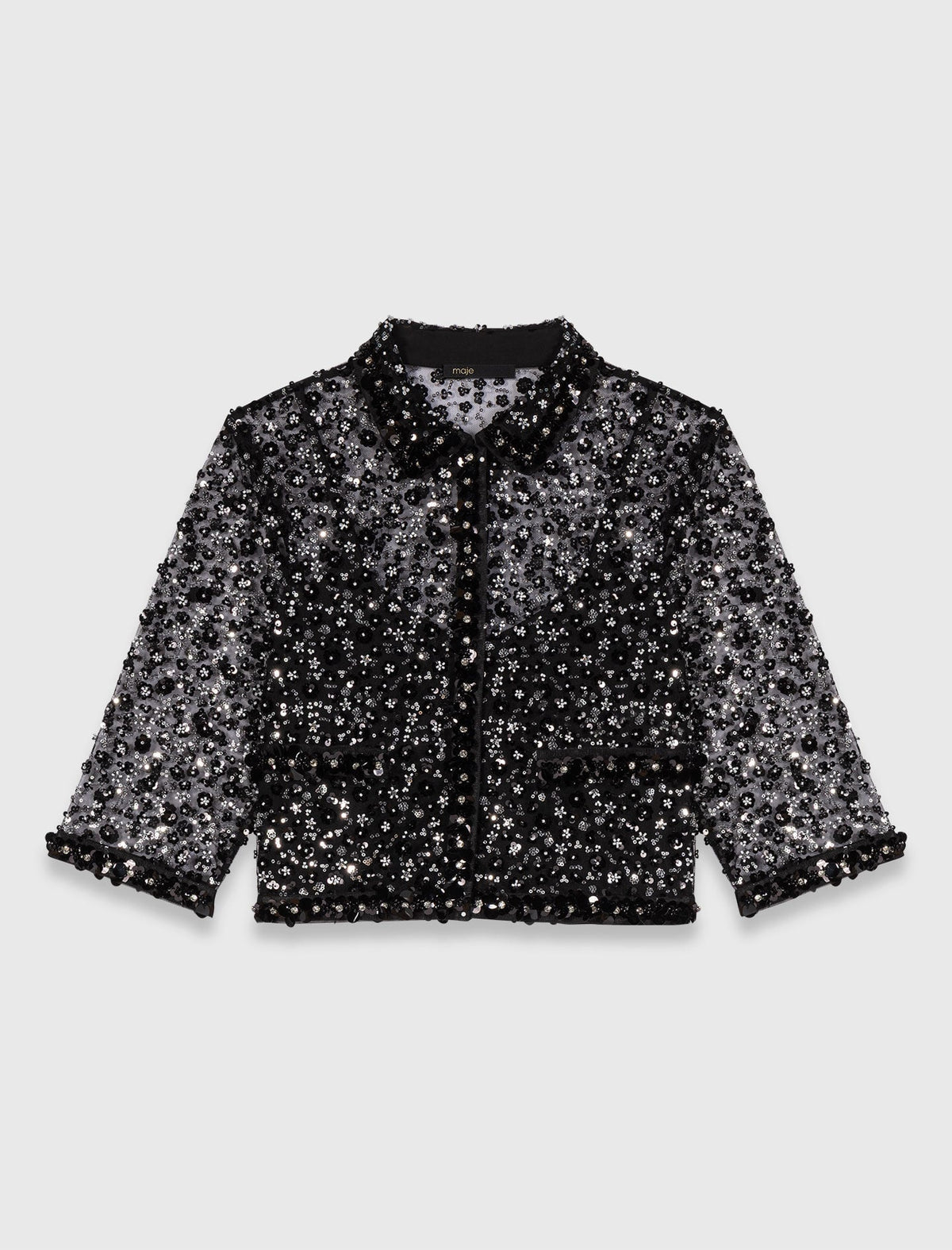 Floral sequin top | Maje