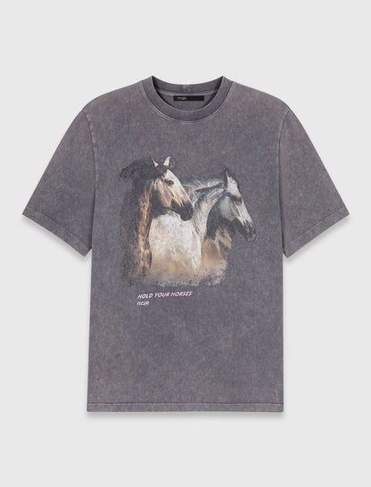 Horse print T-shirt | Maje