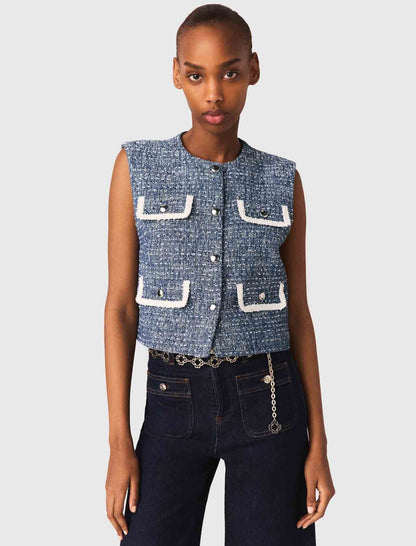 Tweed vest | Maje
