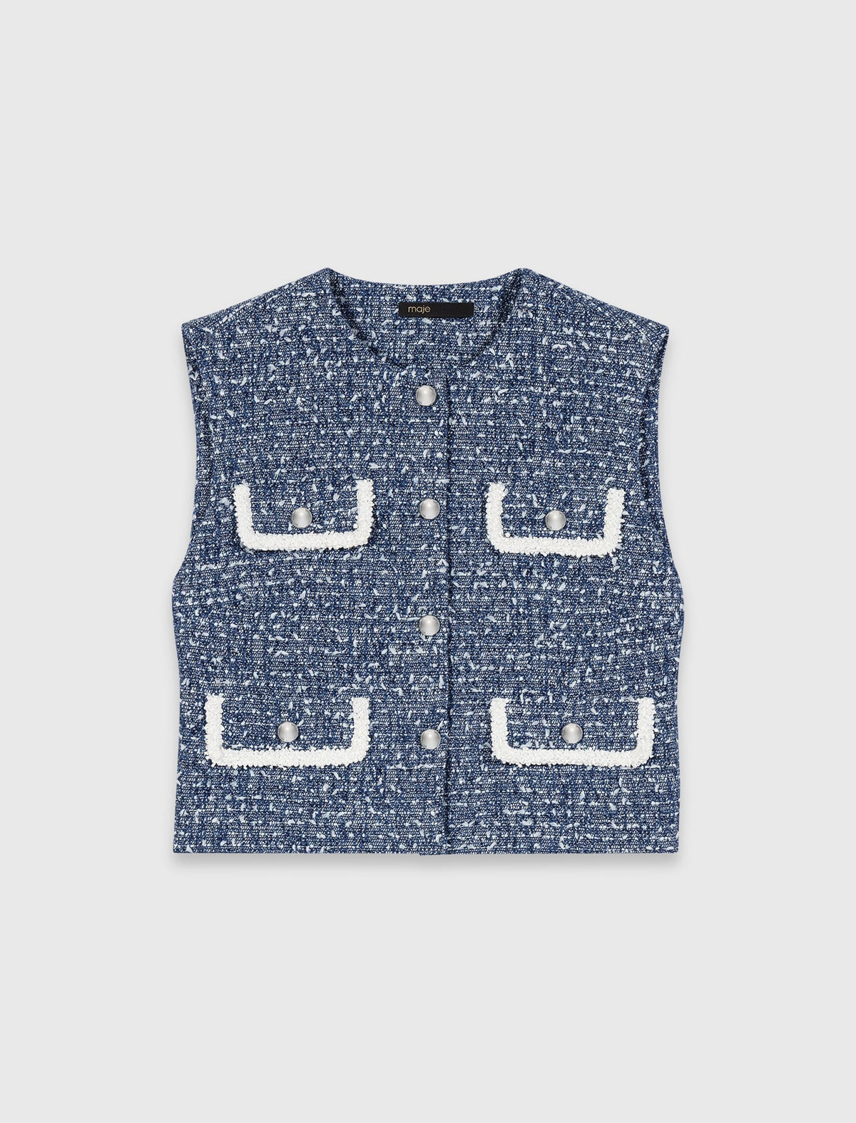 Tweed vest | Maje
