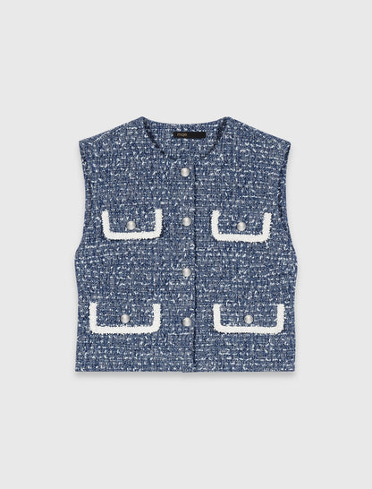 Tweed vest | Maje