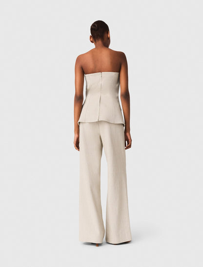Tailored bustier top | Maje