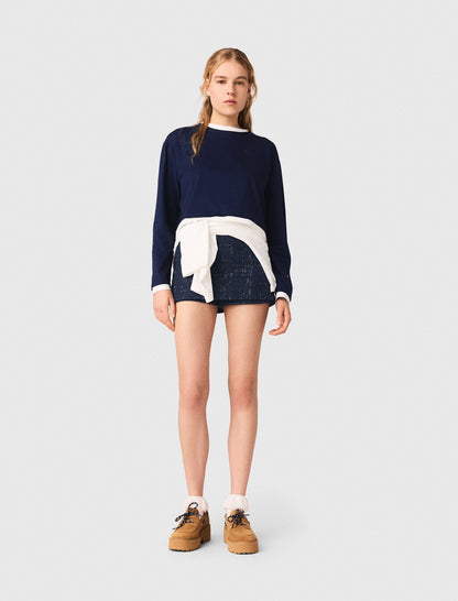 Layered-effect T-shirt | Maje