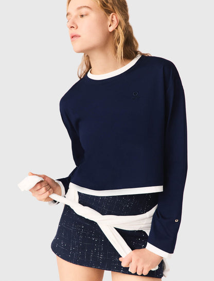 Layered-effect T-shirt | Maje