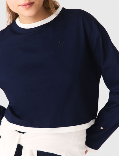 Layered-effect T-shirt | Maje