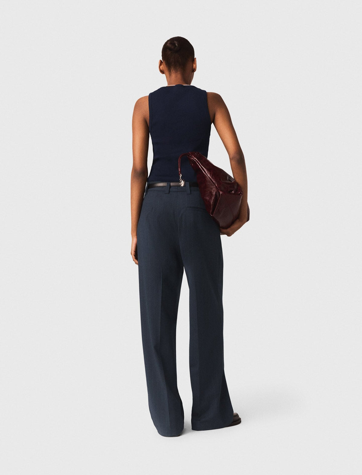 Rib knit tank top | Maje