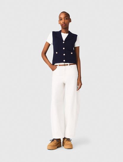 Polo knit cardigan | Maje