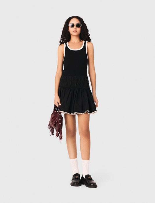Ribbed vest top | Maje
