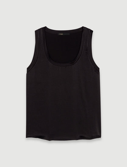 Silk tank top | Maje