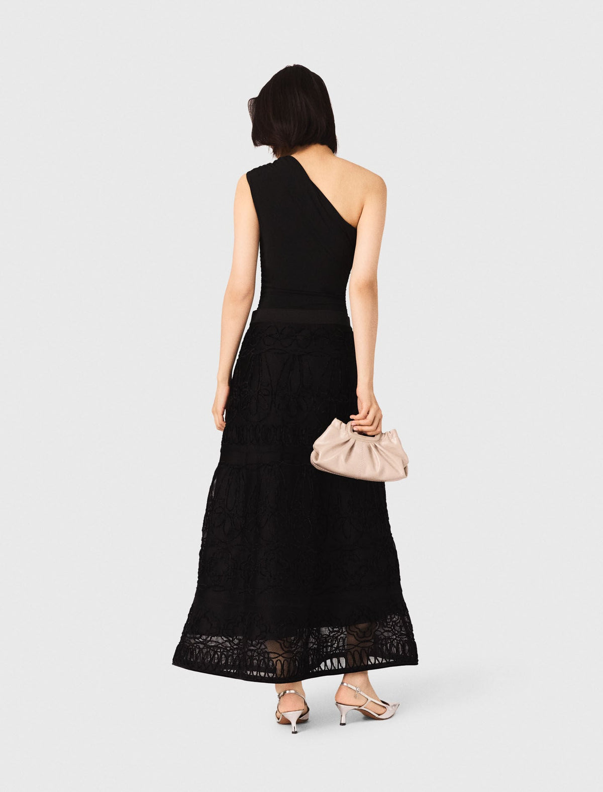 Asymmetric bodysuit | Maje
