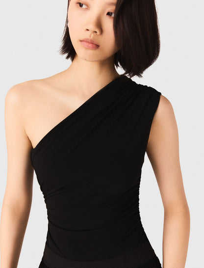 Asymmetric bodysuit | Maje