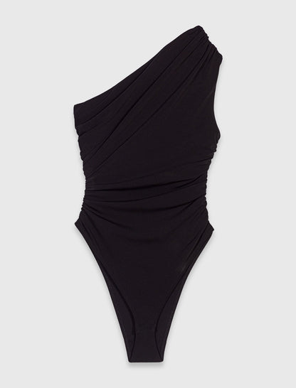 Asymmetric bodysuit | Maje