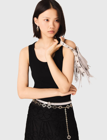 Rib knit tank top | Maje