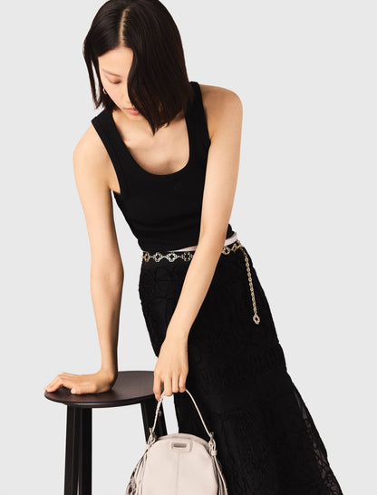 Rib knit tank top | Maje