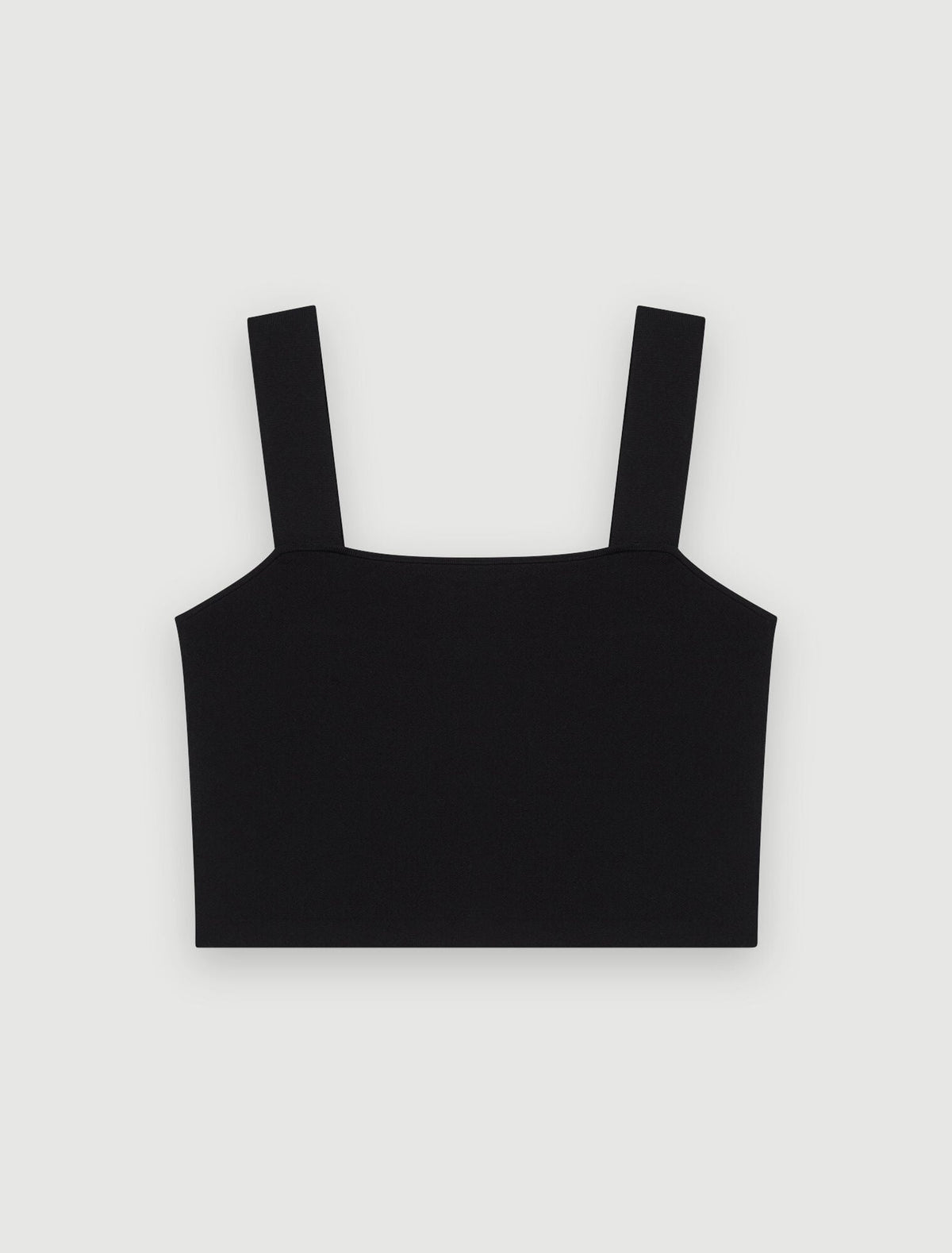 Knitted crop top with straps | Maje