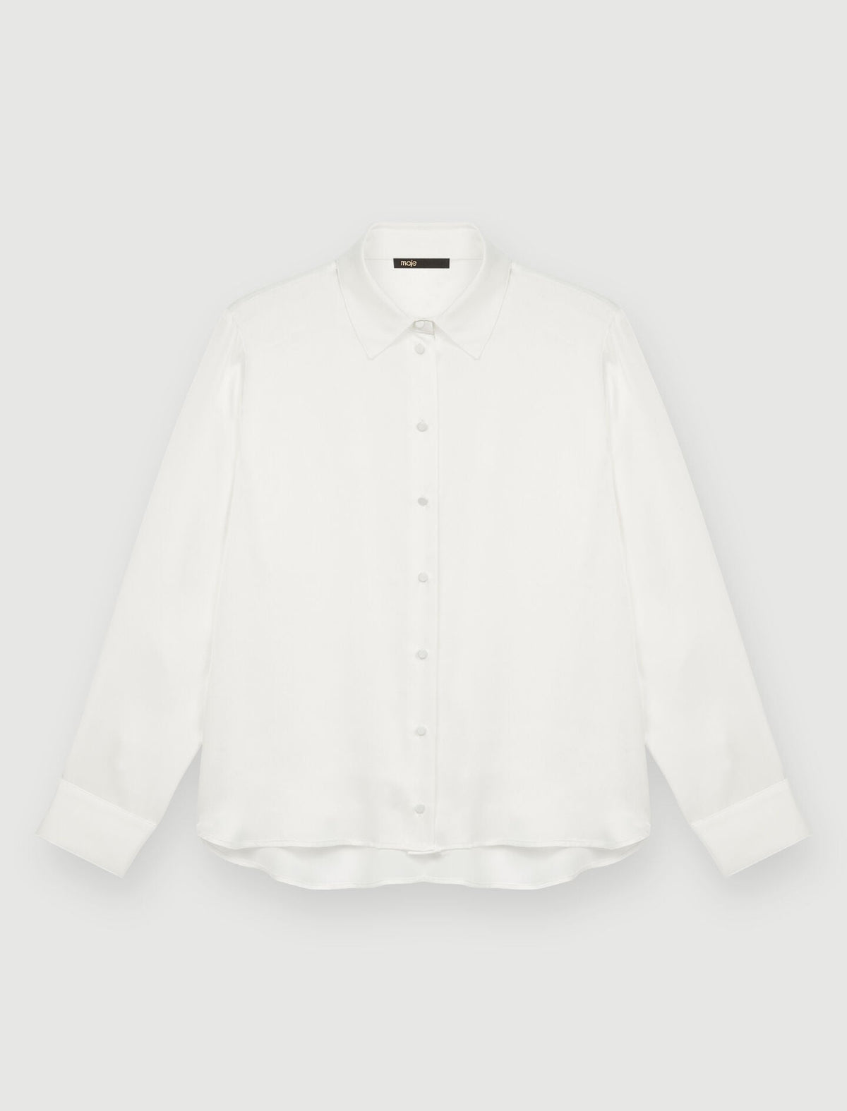 White silk blouse | Maje